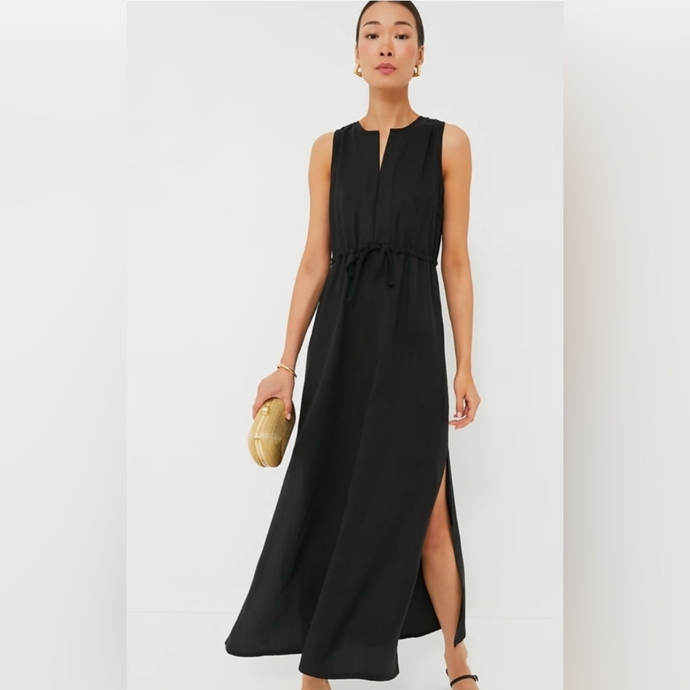Emerson Fry black sleeveless tencel dress size 2 - Picture 1 of 15
